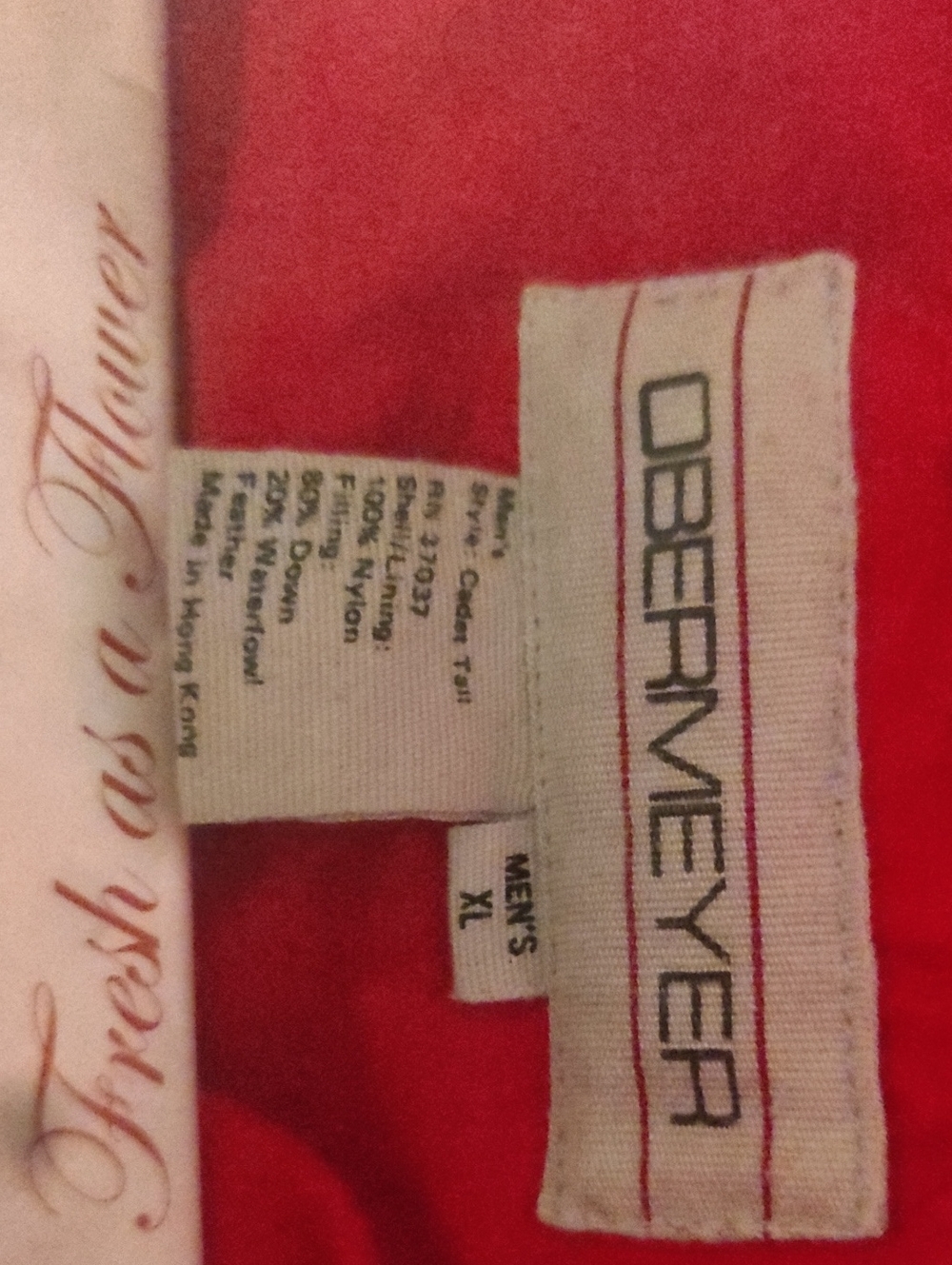 Obermeyer Men's Vest in Bright Red